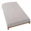Patalynės paklodė su elastine juosta Classic medvilninė ecru/šviesiai pilka 220x200 + 25 Mercury Home paveikslėlis