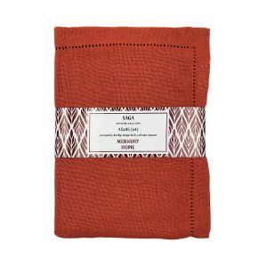 SAGA oranžinė servetėlė 45x45 lengva priežiūra paveikslėlis