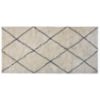 Berber 96 ecru/juodas 130x170 Mercury Home kilimas paveikslėlis