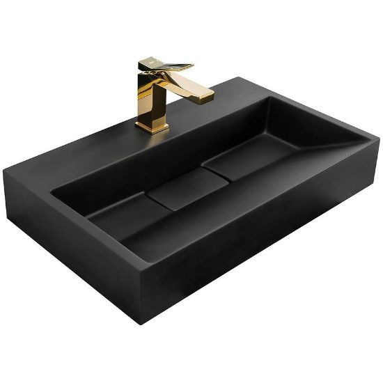 Praustuvas / stalviršis Goya Black Mat 60 konglomeratas paveikslėlis