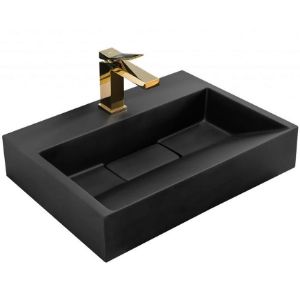 Paveikslėlis Praustuvė / stalviršis Goya Black Mat 50 konglomeratas