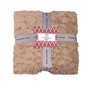 Paveikslėlis Sirius antklodė smėlio spalvos 130x170 Mercury Home