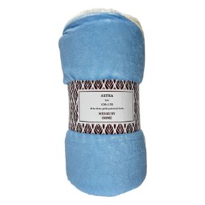 Paveikslėlis Antklodė Astra 16 blue/ecru 120x150 Mercury Home