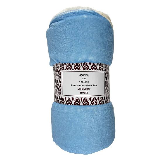 Antklodė Astra 16 blue/ecru 120x150 Mercury Home paveikslėlis