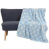 Antklodė Astra 37 blue/ecru 120x150 Mercury Home paveikslėlis