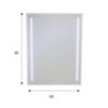 LED veidrodis 6 60x80 paveikslėlis