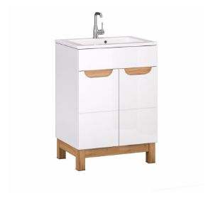 Rodyti išsamią informaciją apie Spintelė po praustuvu Bafi 2D 60 cm Spintelė po praustuvu Bafi 2D 60 cm paveikslėlis