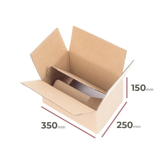 Automatinė kartoninė dėžė 350 mm x 250 mm x 150 mm paveikslėlis