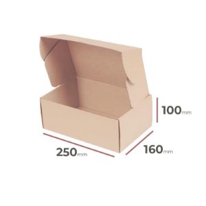 Paveikslėlis Sulankstoma kartoninė dėžė 250 mm x 160 mm x 100 mm