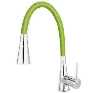 Paveikslėlis Lankstus kriauklės maišytuvas Zumba II žalias