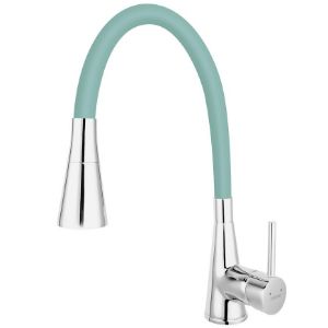 Paveikslėlis Lankstus kriauklės maišytuvas Zumba II mėtų spalvos