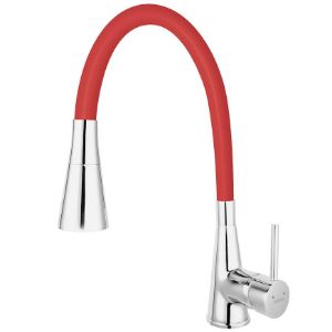 Paveikslėlis Lankstus plautuvės maišytuvas Zumba II raudonas