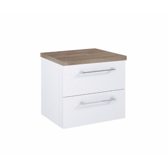Boa Vista 50 2s White komplektas (spintelė + stalviršis) paveikslėlis