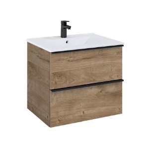 Paveikslėlis Spintelės ir praustuvo komplektas Merkado 60 2S Canela ąžuolas