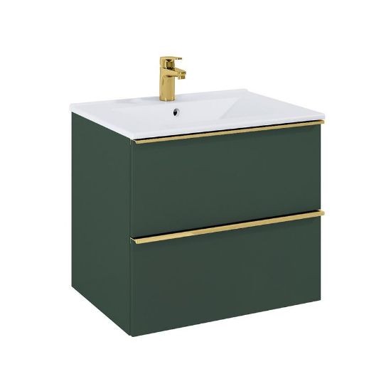 Merkado 60 2S Forest Green spintelės ir praustuvo komplektas paveikslėlis