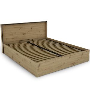 Paveikslėlis Capannoli lova 160 ąžuolas artisan/juoda