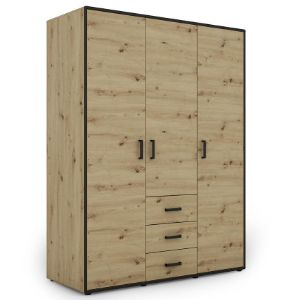 Paveikslėlis Spintelė Capannoli 3s 3d ąžuolo amatininkas/juoda