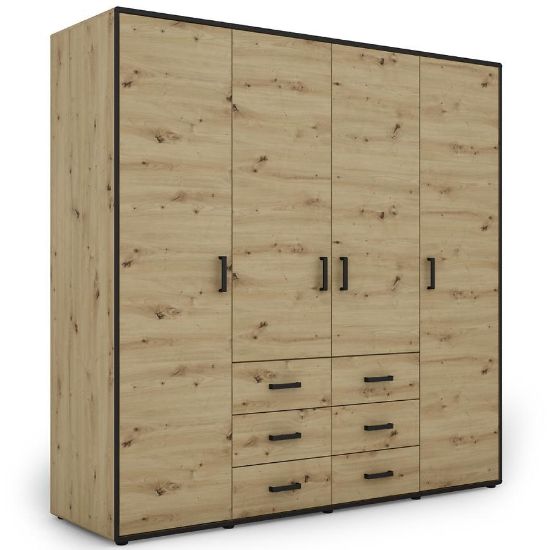 Spintelė Capannoli 6s 4d ąžuolo artisan/juoda paveikslėlis