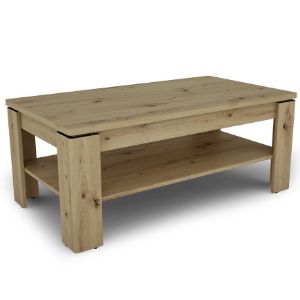 Paveikslėlis Staliukas Capannoli ct ąžuolas artisan/juodas