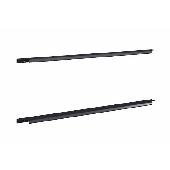 Kraštų laikiklis "Cetina" juodas 60 cm (2 vnt.) paveikslėlis