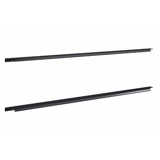 Kraštų laikiklis "Cetina" juodas 80 cm (2 vnt.) paveikslėlis