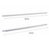 Rankena "Cetina" chromo spalvos 80 cm (2 vnt.) paveikslėlis