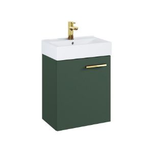 Paveikslėlis Rinkinys Mini 45 Forest Green (auksinė rankena)