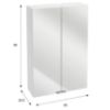 Veidrodinė spintelė Multi glass 60x90 paveikslėlis