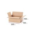 Kartoninė dėžė su atvartais 250 mm x 150 mm x 100 mm paveikslėlis