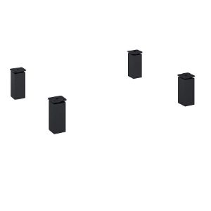 Paveikslėlis Uno koja 40x40x100 juoda (4 vnt.)