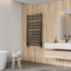 Vonios kambario radiatorius Łezka 3D Ł3D 22/40 juodas 1205x440 mm paveikslėlis