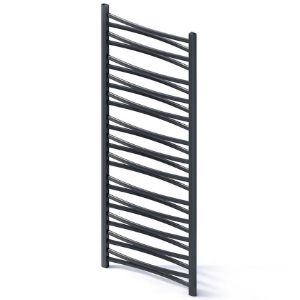 Rodyti išsamią informaciją apie Vonios šildytuvas Łezka 3D Ł3D 26/50 juodas 1435x540 mm Vonios šildytuvas Łezka 3D Ł3D 26/50 juodas 1435x540 mm paveikslėlis