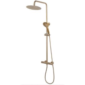 Rodyti išsamią informaciją apie Termostatinis dušo rinkinys Vincent auksinis šlifuotas Rea P6602 Termostatinis dušo rinkinys Vincent auksinis šlifuotas Rea P6602 paveikslėlis