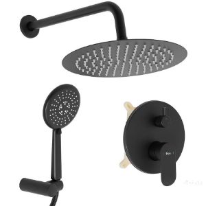 Rodyti išsamią informaciją apie Paslėptas dušo rinkinys Hyper black Rea P2002 Paslėptas dušo rinkinys Hyper black Rea P2002 paveikslėlis