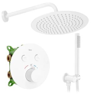 Rodyti išsamią informaciją apie Lungo-Miller termostatinio dušo rinkinys baltas Rea P6614 Lungo-Miller termostatinio dušo rinkinys baltas Rea P6614 paveikslėlis