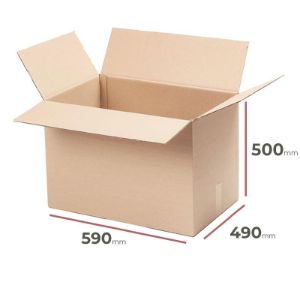 Paveikslėlis Kartonas su atvartais 590 mm x 490 mm x 500 mm Paveikslėlis Kartonas su atvartais 590 mm x 490 mm x 500 mm