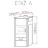 Etaz A smėlio spalvos viryklė su vandens apvalkalu 17 KW paveikslėlis