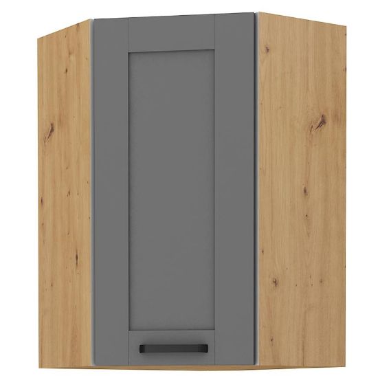 Virtuvės spintelė Luna dustgrey/artisan 58x58 GN-90 1F paveikslėlis