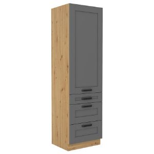 Paveikslėlis Virtuvės spintelė Luna dustgrey/artisan 60DKS-210 3S 1F