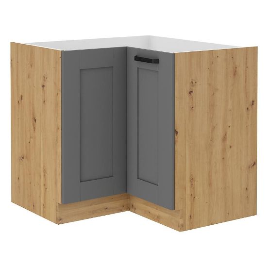 Virtuvės spintelė Luna dustgrey/artisan 89x89 DN 1F BB paveikslėlis