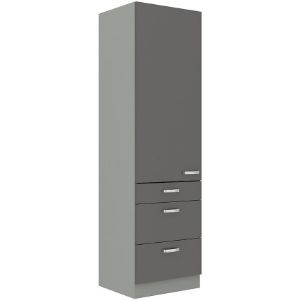 Paveikslėlis Pilka virtuvės spintelė 60dks-210 1f3s Paveikslėlis Pilka virtuvės spintelė 60dks-210 1f3s