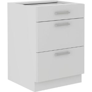 Paveikslėlis Virtuvės spintelė Eko White 60D 3S BB Paveikslėlis Virtuvės spintelė Eko White 60D 3S BB