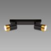 PUZON SPT GU10 2L BLACK/GOLD 04125 LS2 žibintas paveikslėlis