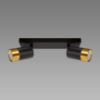 PUZON SPT GU10 2L BLACK/GOLD 04125 LS2 žibintas paveikslėlis