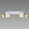 PUZON SPT GU10 2L WHITE/GOLD 04124 LS2 žibintas paveikslėlis