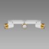 PUZON SPT GU10 3L WHITE/GOLD 04126 LS3 žibintas paveikslėlis