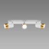 PUZON SPT GU10 3L WHITE/GOLD 04126 LS3 žibintas paveikslėlis