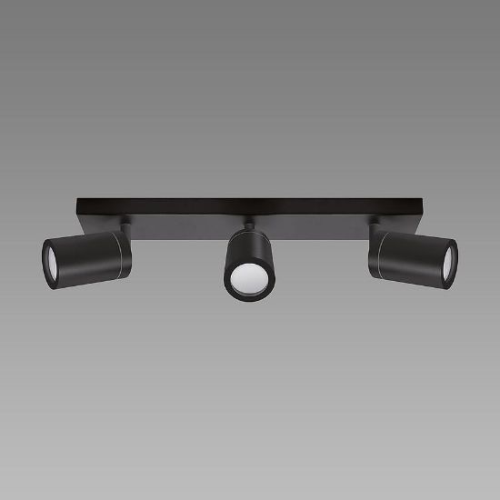 TENOR GU10 3L BLACK 04073 IP44 LS3 lempa paveikslėlis