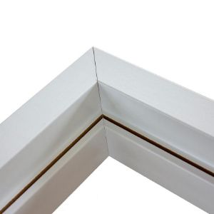 Paveikslėlis MDF fiksuotas durų rėmas 60P baltas 048