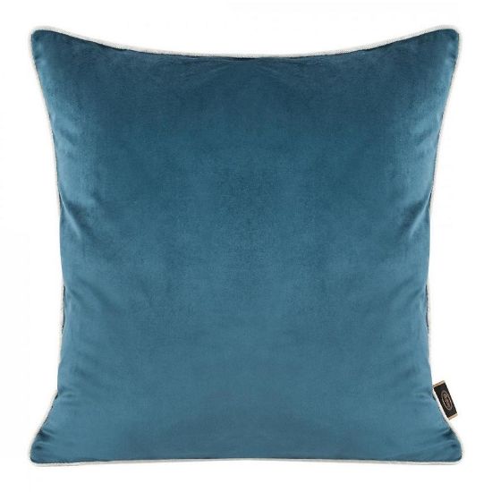 Užvalkalas pagalvei Velvet/57E 45x45 mėlynas linas 404627 paveikslėlis